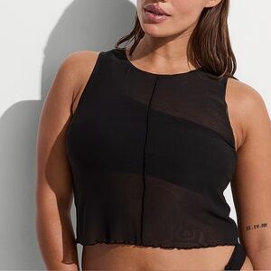 Beachwear Mesh Tank Top VICTORIA'S SECRET SWIM